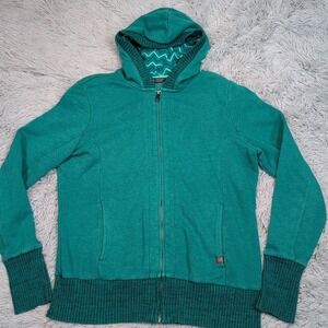 The North Face Teal Full-Zip Hoodie